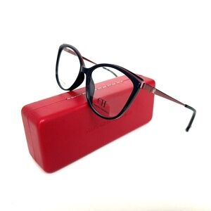 New CAROLINA HERRERA Frames Navy Rose Gold Blue Acetate VHE783K 07A5 53 15 135